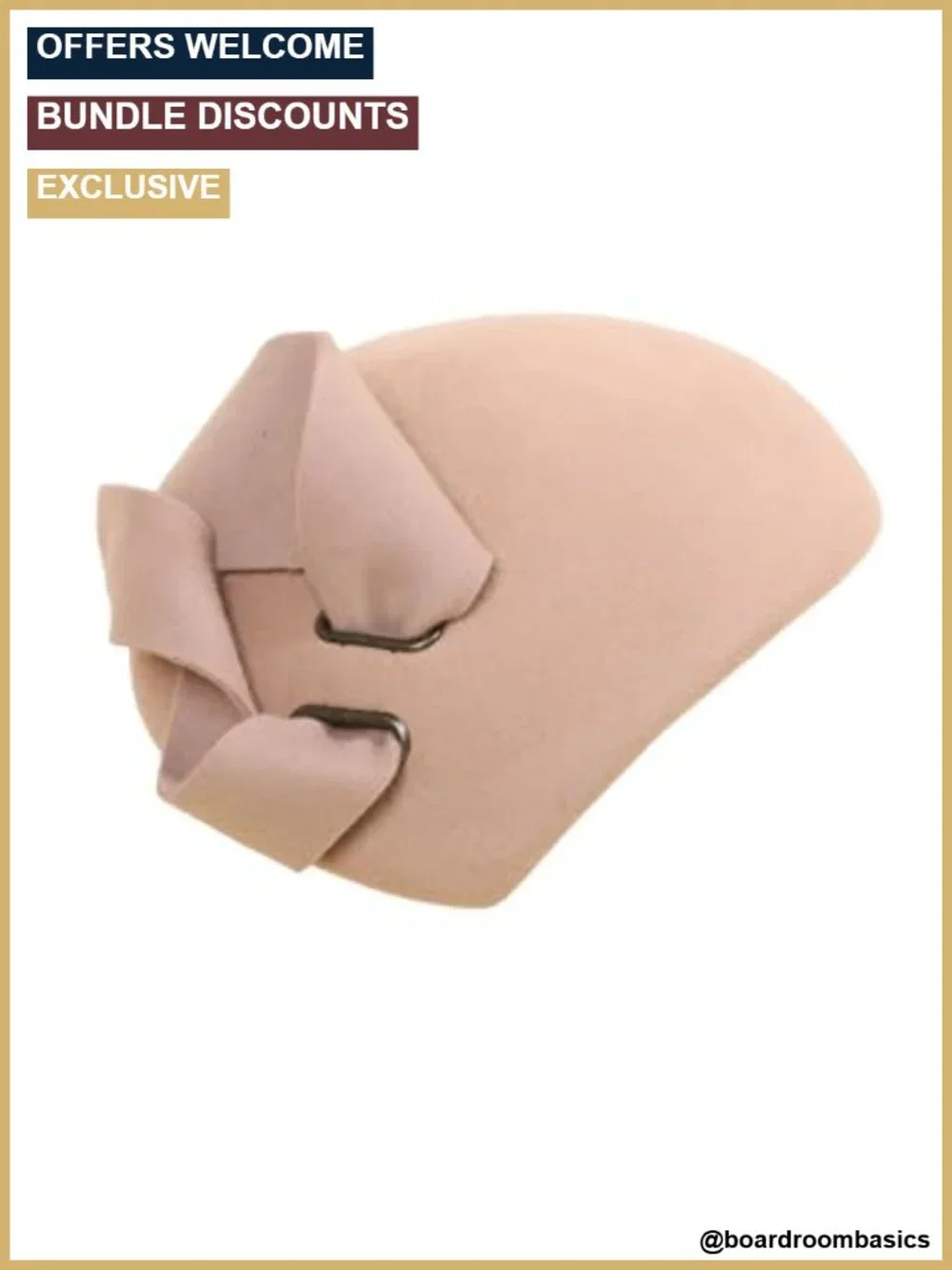 Wool Felt Fascinator Hat for Women with Hair Clip - Formal Occasion Pillbox Hat